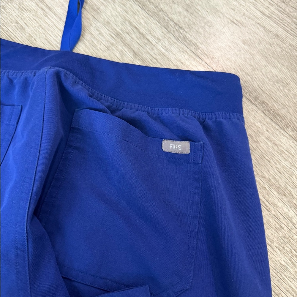 Figs women’s blue Scrub Pants - Picture 3 of 5